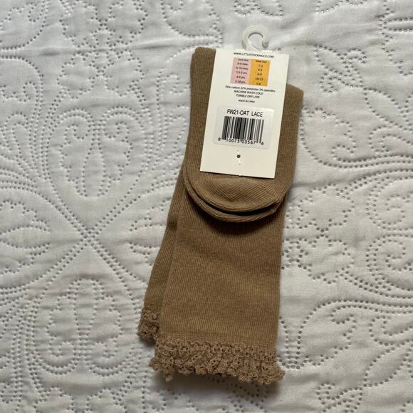 NWT Little Stocking Co Lace Topped Socks Size 1.5-3 years - Picture 3 of 3